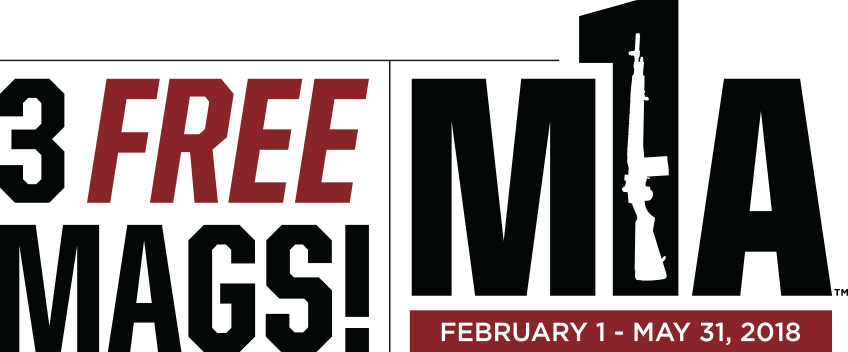 Springfield Armory M1a (848x352), Png Download