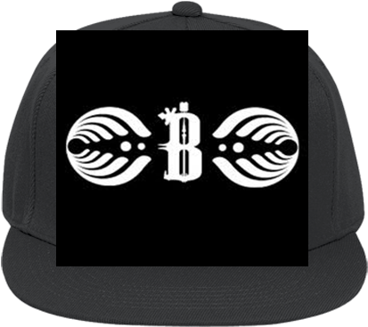 Flat Bill Fitted Hats 123 - Deftones Prince Bassnectar Remix (428x400), Png Download