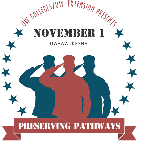 Uw Colleges & Uw-extension To Host Veterans Roundtable - Vector Graphics (576x576), Png Download