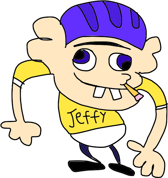 Jeffydontcare - Cartoon (1220x720), Png Download