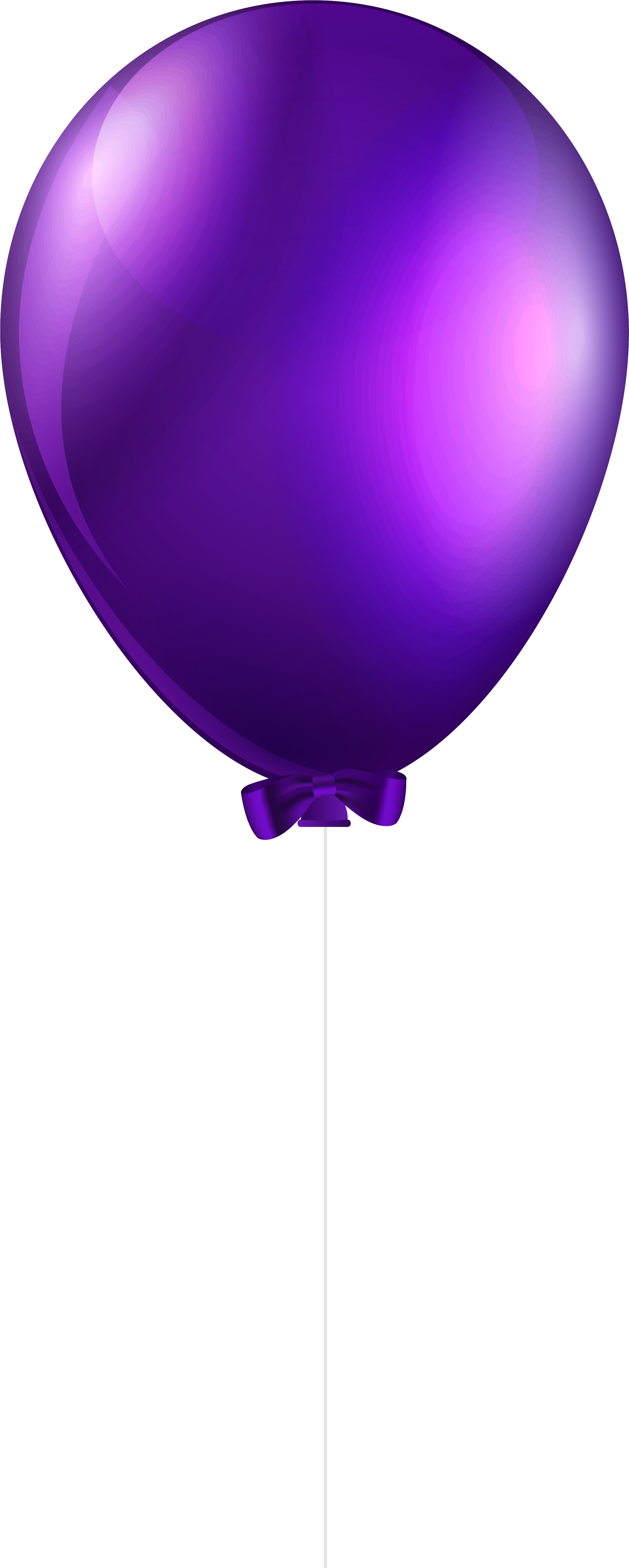 Balloon Png Clip Art - Balloon (2755x6350), Png Download