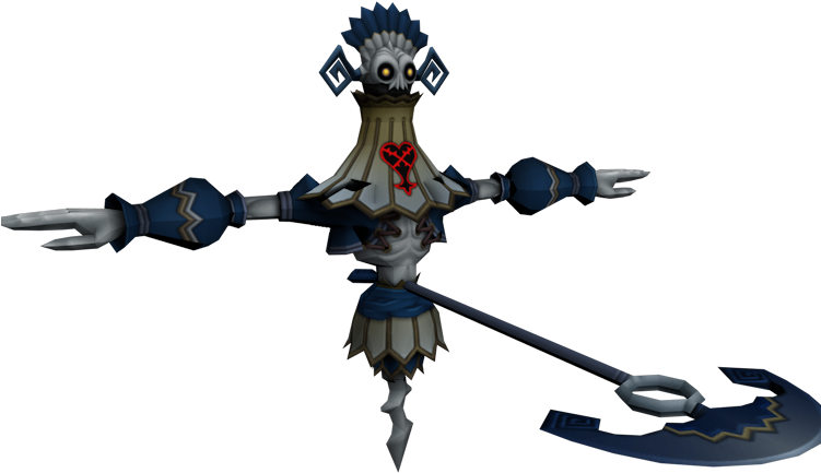 Download Zip Archive - Kingdom Hearts Grim Reaper (750x650), Png Download