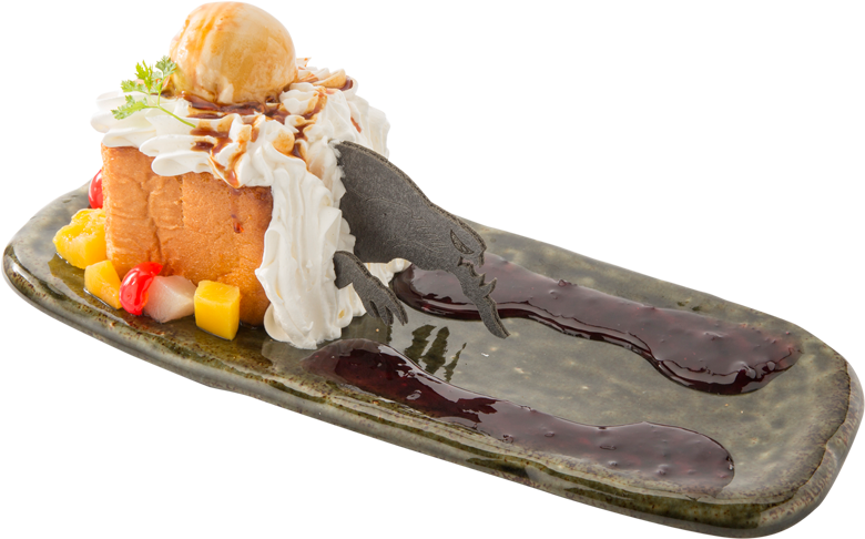 Ec Honey Toast Demon Wall - Petit Gâteau (800x600), Png Download