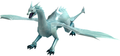 Korblox Ice Dragon - Roblox Korblox Ice Dragon (420x420), Png Download