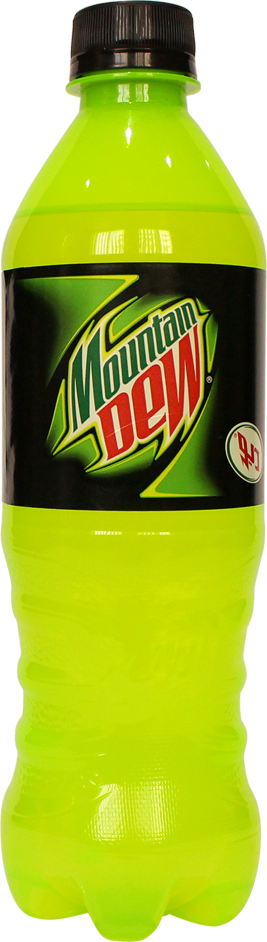 Mountain Dew 500 Ml Pet - Mountain Dew (267x942), Png Download