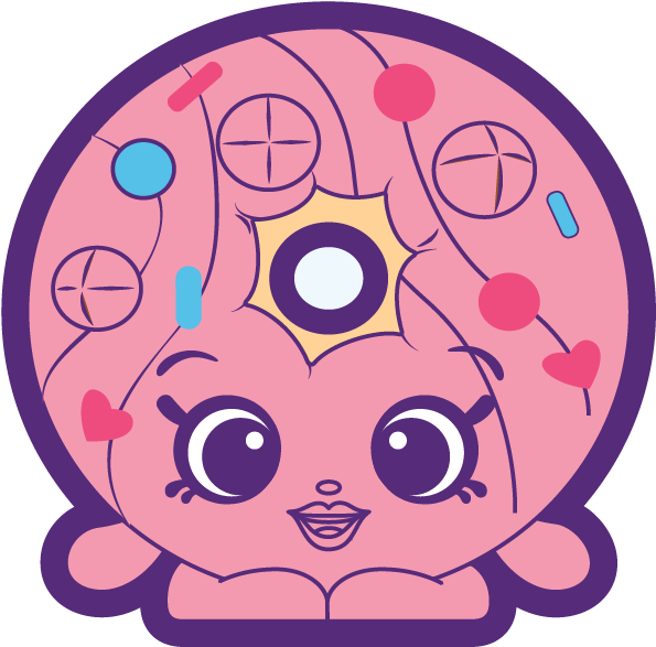 D'lish Donut - Shopkins Dlish Donut (834x834), Png Download