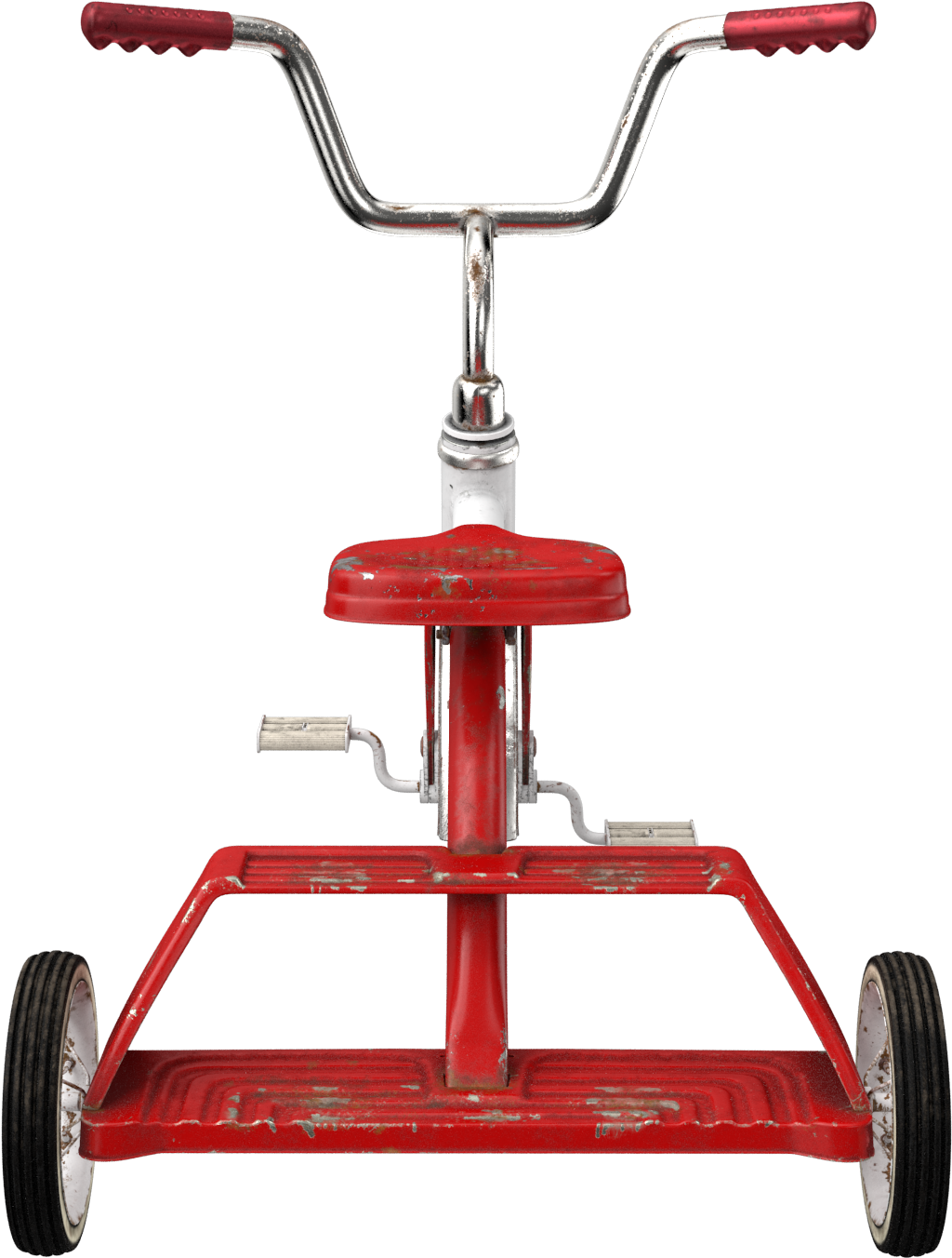 Dirty Vintage Tricycle Png Image - Portable Network Graphics (2048x2048), Png Download