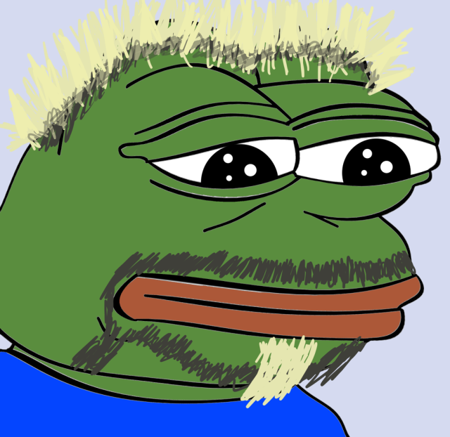 Pepe Fieri - Pepe Guy Fieri Meme (640x622), Png Download