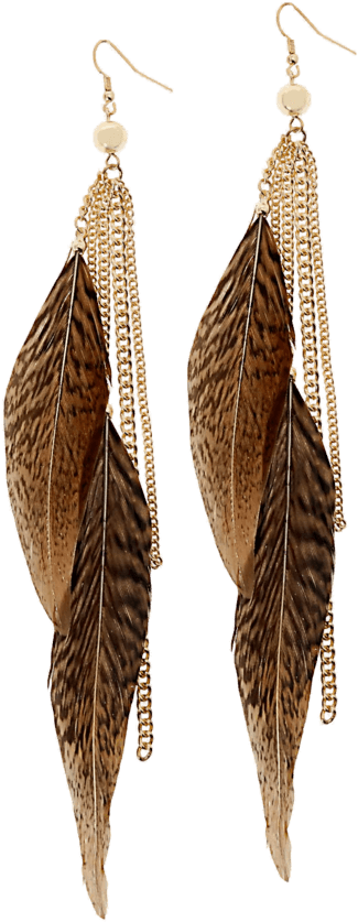 Feather Earrings Png Image Png Image - Feather Earring Png (900x900), Png Download