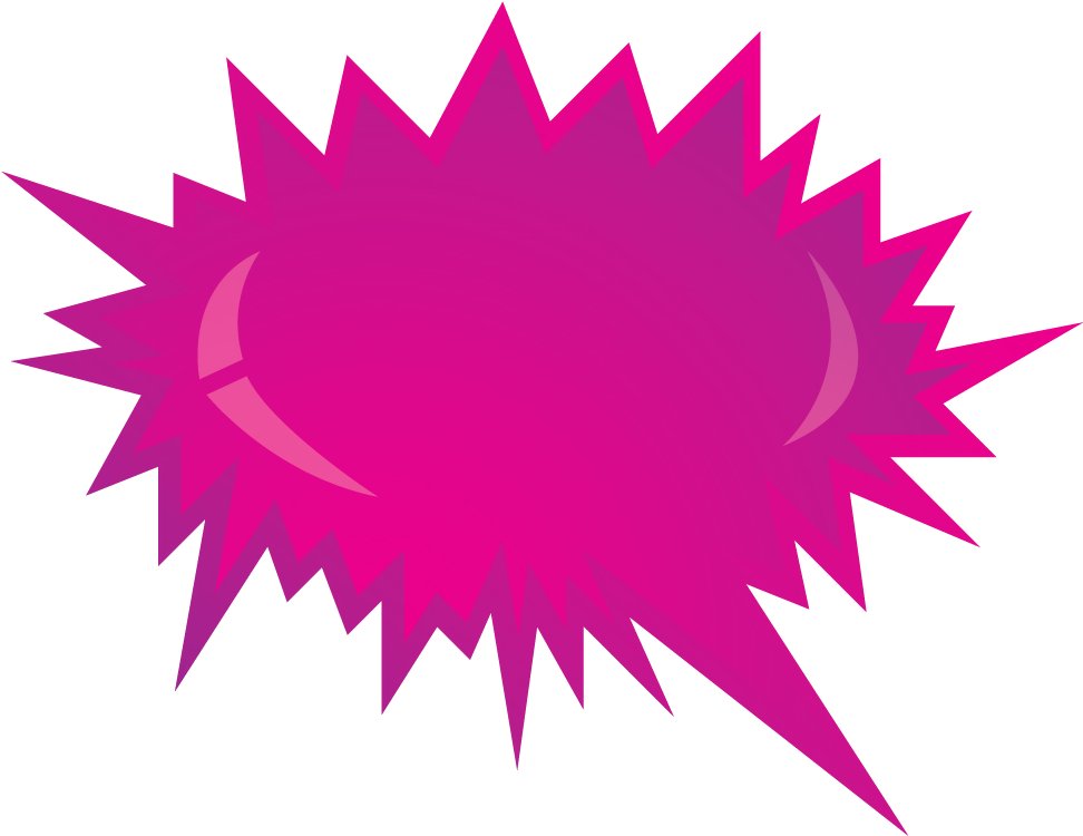 Bubble Clipart Explosion - Blast Clipart (989x764), Png Download