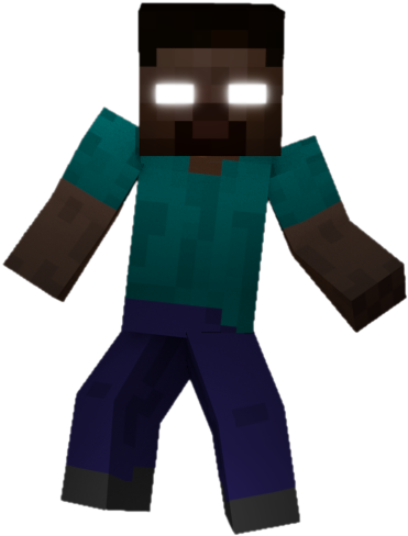 But The Owner Is Aaron "steve" Doman, Dont Tell Herobrine - Herobrine Png (400x500), Png Download