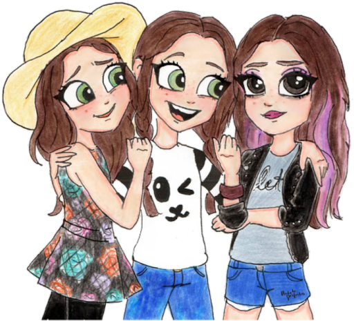 Foto - Dibujos De Karol Sevilla (530x872), Png Download