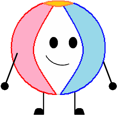 Beach Ball - Beachball Bfis (425x420), Png Download