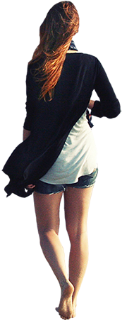 People Cutout, Cut Out People, People Png, Architecture - Walking Woman Png (450x450), Png Download