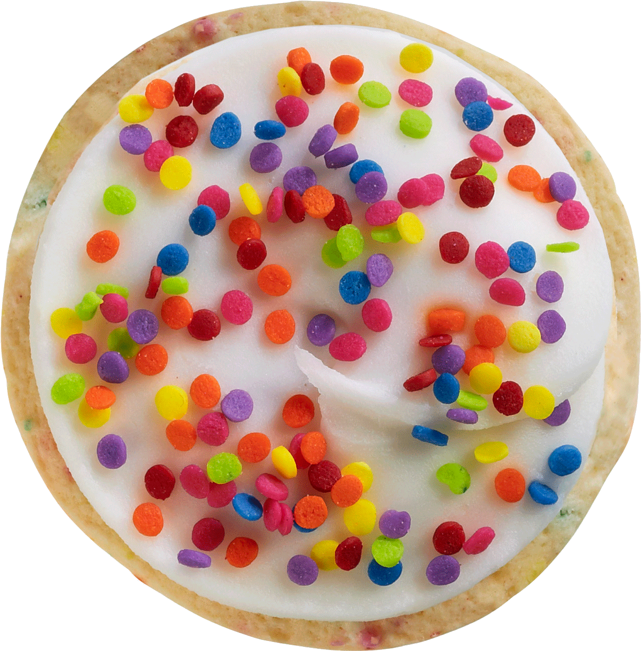 Birthday Bash - Lofthouse Birthday Cake Cookies (1500x1460), Png Download