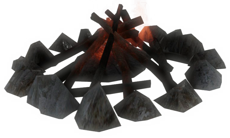 Fo4ww Camp Fire - Christmas Tree (767x462), Png Download