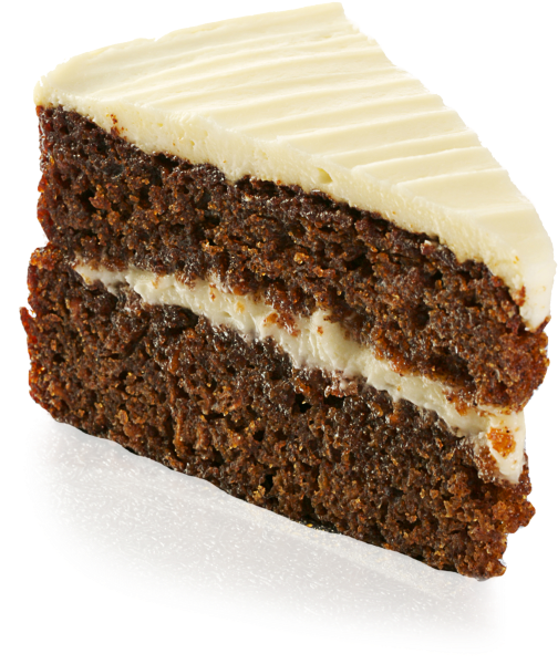 Carrot Cake - Slice Of Cake Transparent (1000x667), Png Download