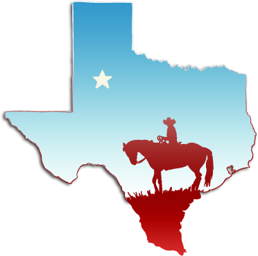 Texas Colorful Outline (372x368), Png Download