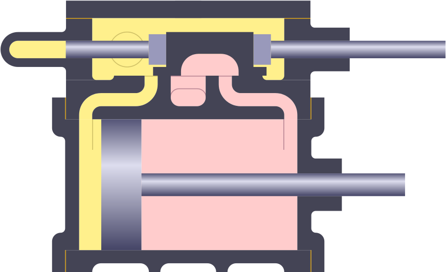 Download Steam Engine Slide-valve Cylinder Animation - Steam Engine Slide  Valve PNG Image with No Background 