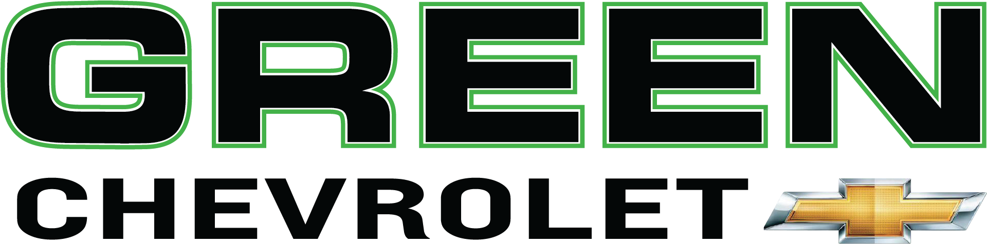 Green Chevrolet - Chevy (2112x558), Png Download