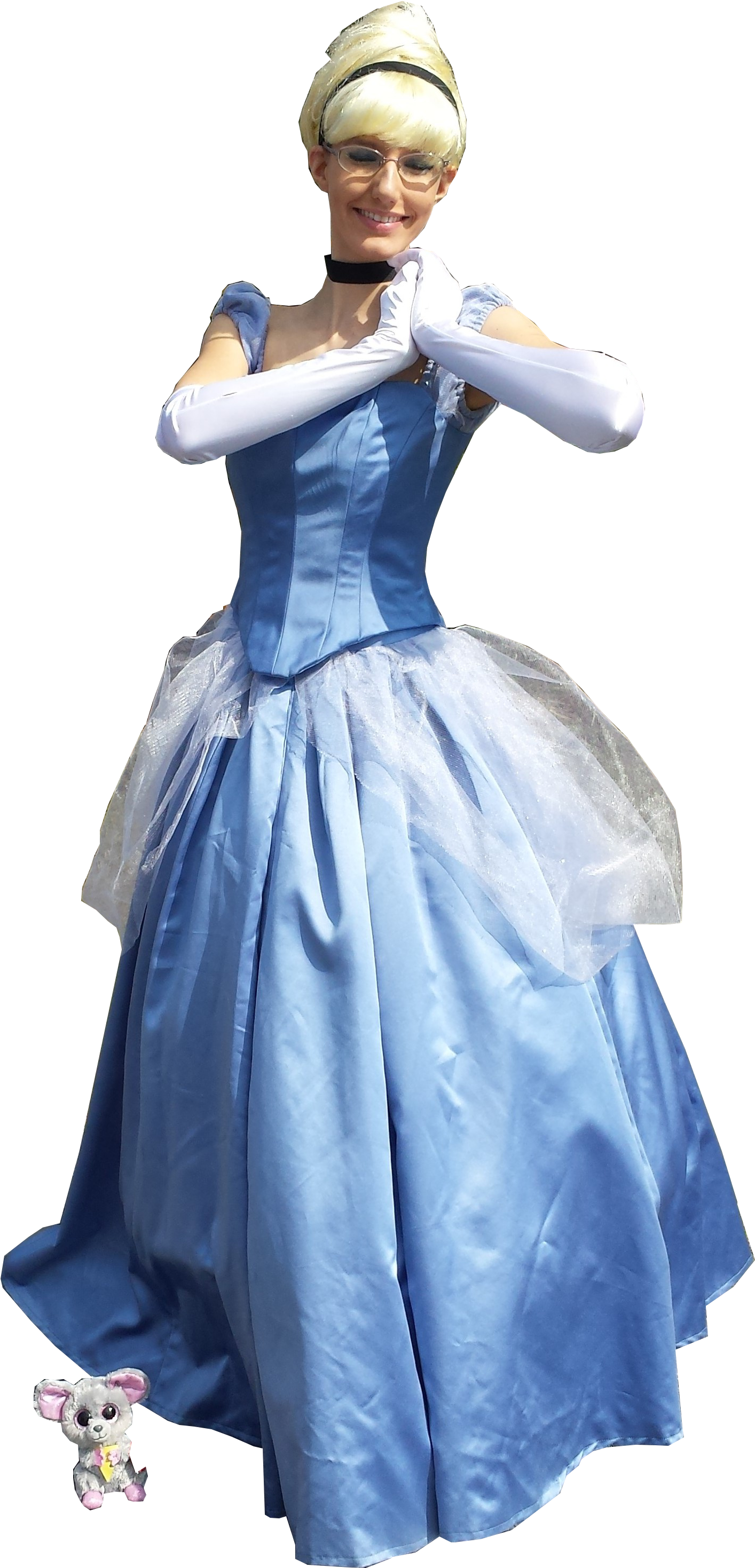 2017 Time Travel Costumes Cinderella Gown Dress Costume - Disney Princess Cosplay Png (1425x2948), Png Download
