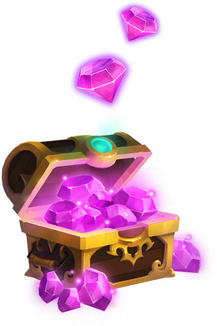 Skylanders Roh Treasure Chest - Treasure (445x670), Png Download