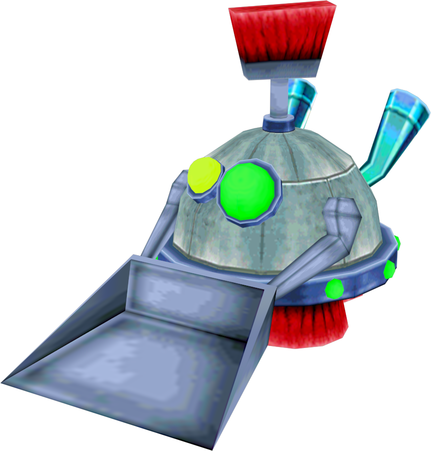 Crash Nitro Kart Geary's Robot Minions - Crash Nitro Kart (867x907), Png Download