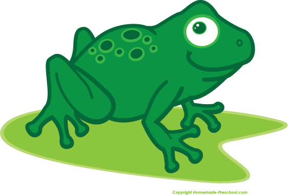 Amphibian Clipart Frog Family - ব্যাঙ Png (562x380), Png Download