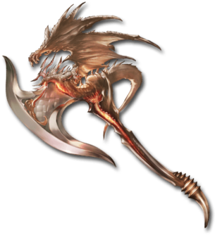 Atma Axe - Fantasy Axe Png (462x400), Png Download