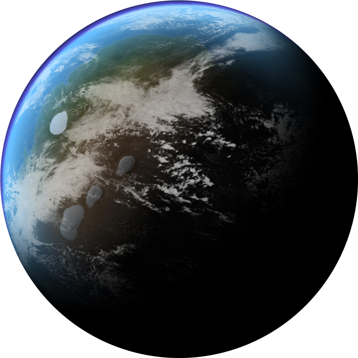 Terraformed Mars - Mars Alive (1294x1303), Png Download