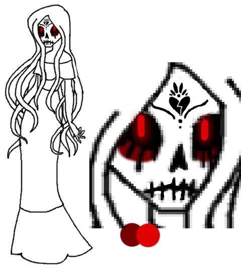 Gnome Drawing La Llorona (480x546), Png Download