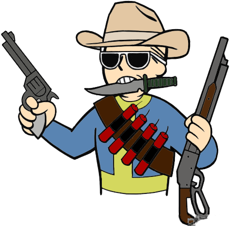 Fallout New Vegas - Fallout New Vegas Fallout Boy (472x465), Png Download