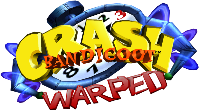Crashratchet008 Document For Crash Bandicoot - Crash Bandicoot Warped Title (800x448), Png Download