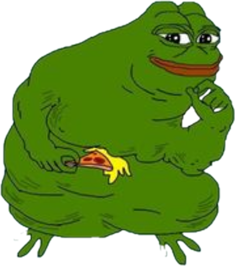 Пепе Pepe Frog Greenfrog Pepelove Love Cute Fat Лягушк - Pepe The Frog Themed Coloring Book [book] (821x931), Png Download