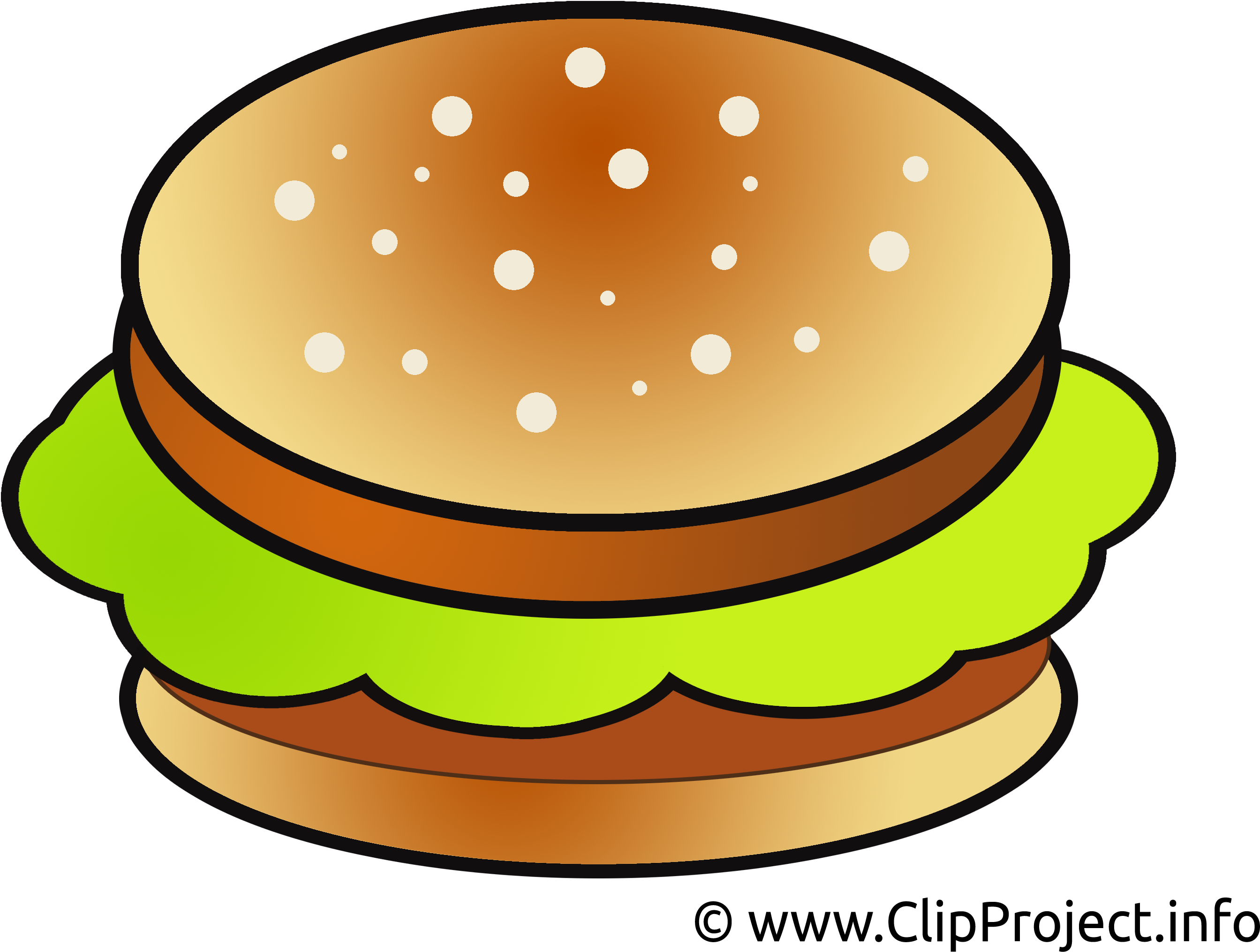 Clipart Hamburger Essen Bilder - Essen Clipart (2687x2031), Png Download