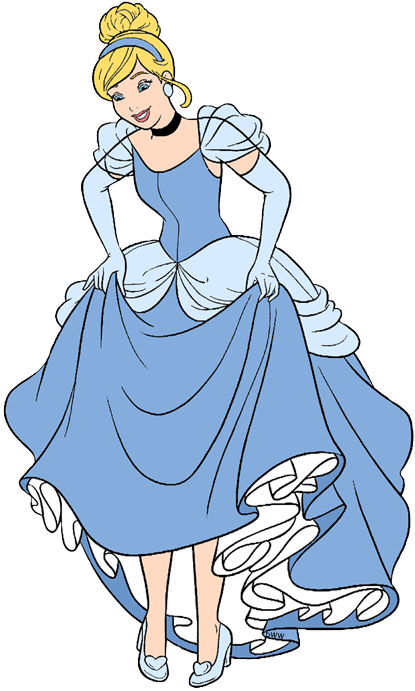 Shoe Clipart Cinderella - Cartoon (415x691), Png Download