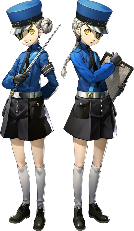 Justine Can Be Found Here - Persona 5 Justine And Caroline (434x748), Png Download