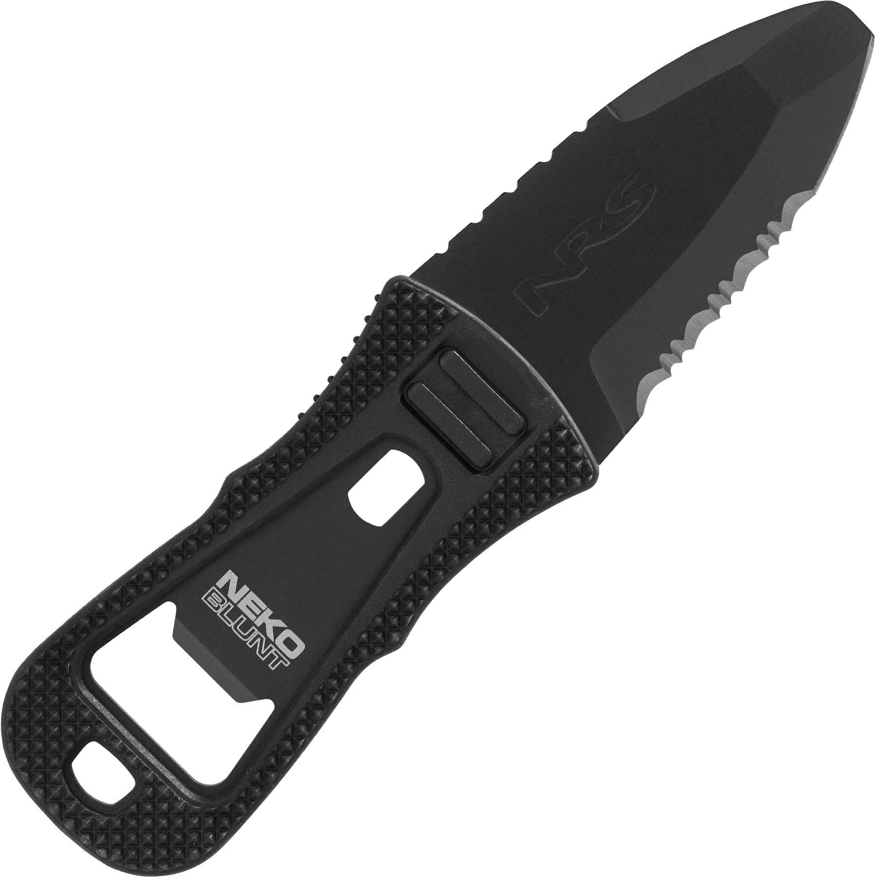 Nrs Neko Knife In Green / Black - Size: Blunt Tip (577x500), Png Download