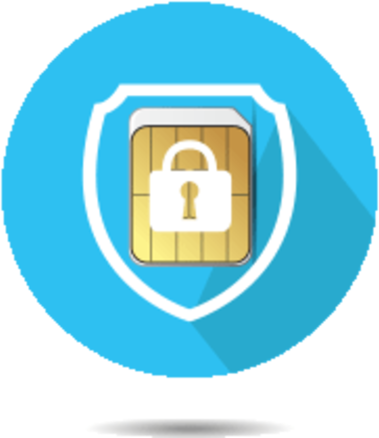 1 Secure Sim 1 - Illustration (1200x1192), Png Download