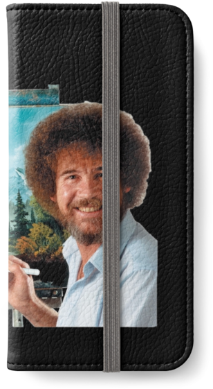 Bob Ross Pays Tribute To Harambe - Bob Ross (500x761), Png Download
