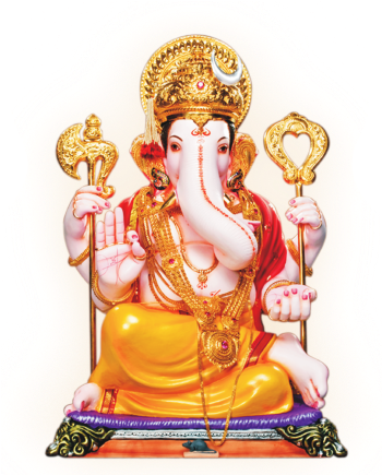 Picsart Ganpati Png - Statue (1600x603), Png Download