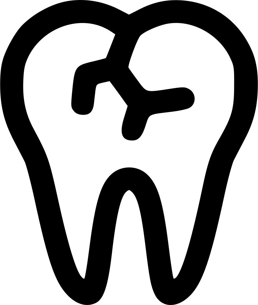 Caries Tooth Comments - Tooth (830x980), Png Download