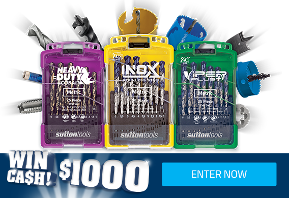 Sutton Tools - Jobber Drill Sets - 25 Pieces - Cobalt Finish - Metric, (568x390), Png Download