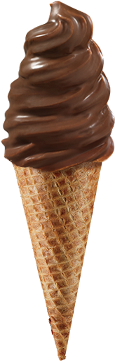 Brown Bonnet Ice Cream Cone - Ice Cream Cone (600x600), Png Download