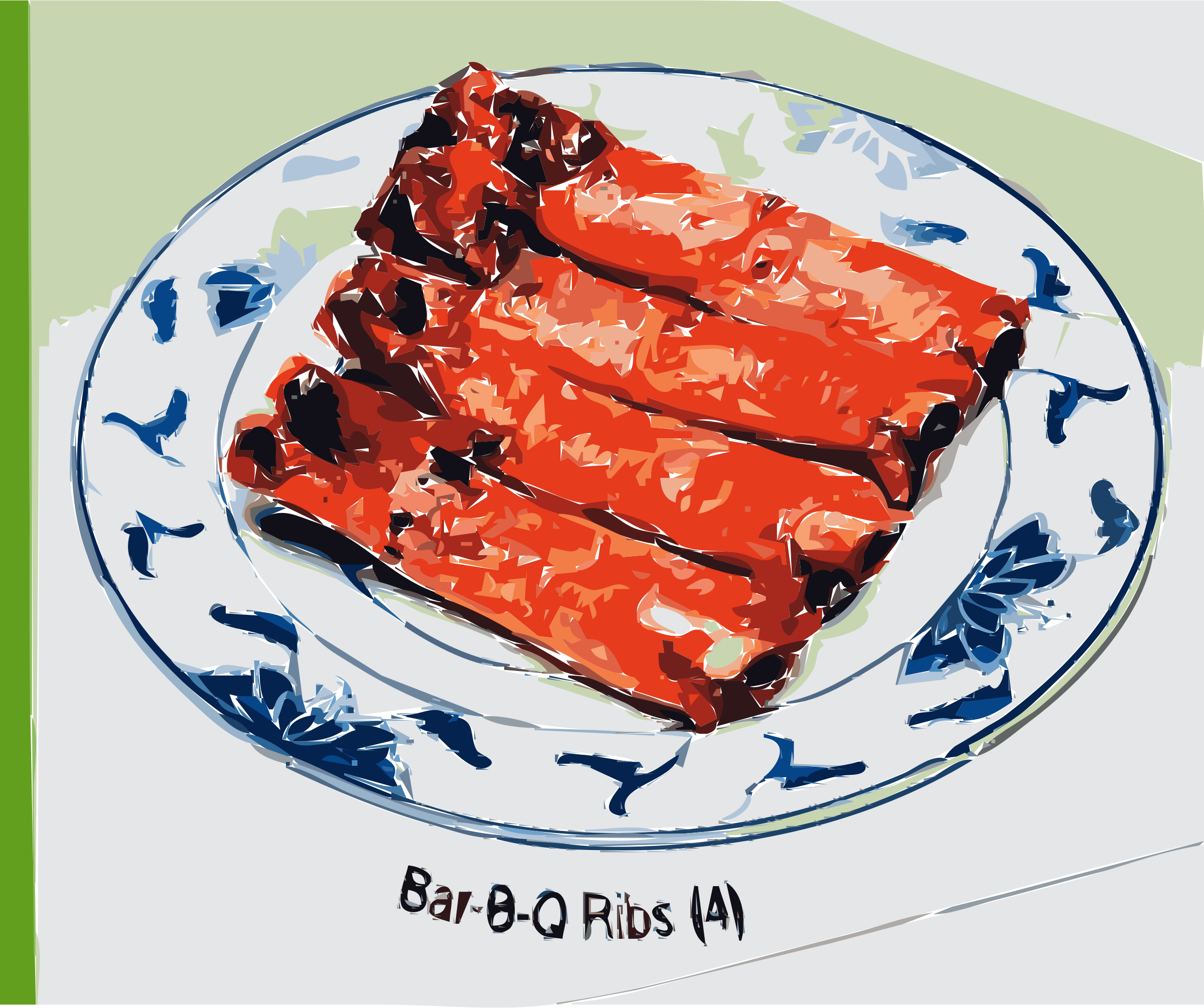 This Free Icons Png Design Of Bar B Q Ribs (2400x2010), Png Download