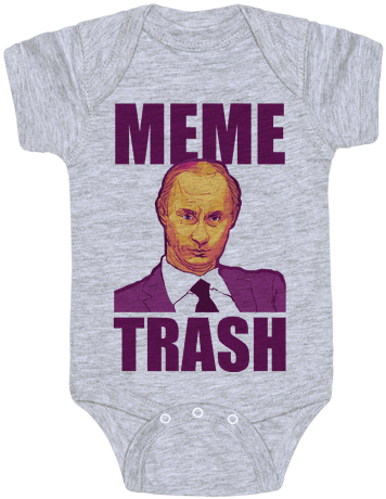 Meme Trash Vladimir Putin Baby Onesy - Vladimir Putin (484x484), Png Download