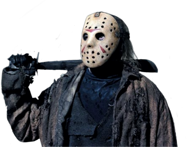 Report Abuse - Jason With A Machete (1365x1024), Png Download