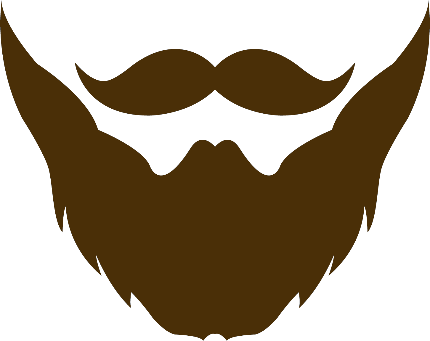 How To Grow And Maintain A - Beard And Mustache Logo (1500x1500), Png Download