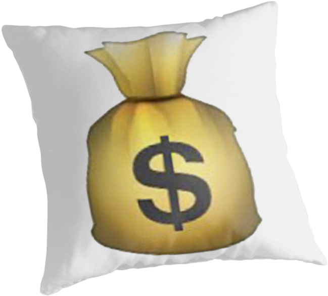 Most Platforms Display Three 7 Digits On This Emoji - Geld-tasche - Emoji Untersatz (875x875), Png Download