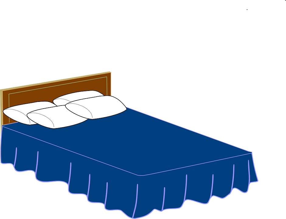 Small - Cartoon Bed Png (600x460), Png Download